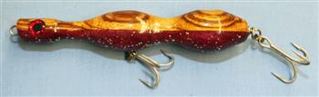 Fishing Lure - 6 1/2"  - Zebrawood & Purpleheart Hardwoods - Only $21.99 - Lure #127